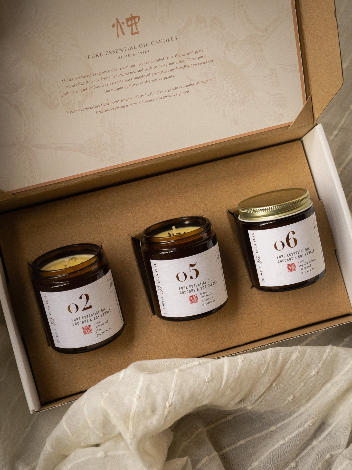Essential Oil Soy Candle Set