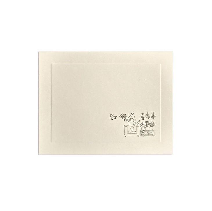 Fox Flower Shop, Hand-Stamped